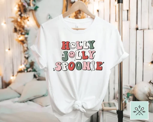 Holly Jolly Spoonie Christmas T-Shirt