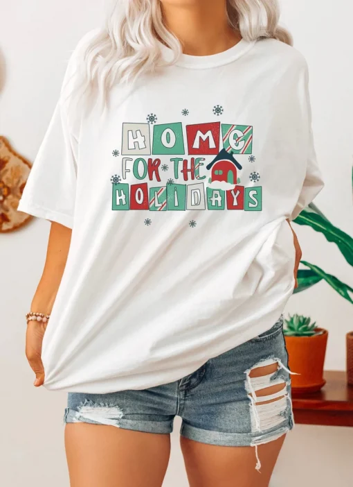 Home For The Holidays Christmas T-Shirt