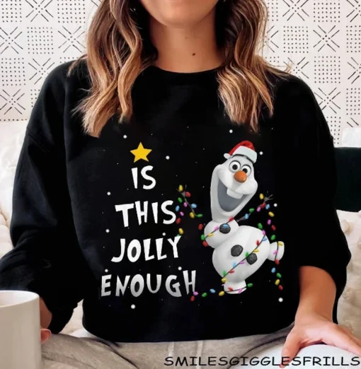 Is This Jolly Enough Olaf Christmas T-Shirt