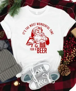 It is The Most Wonderful Time For A Beer Christmas Beer Tee Shirt