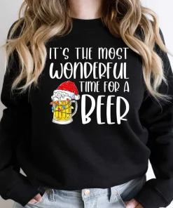 It's The Most Wonderful Time For A Beer Christmas T-Shirt