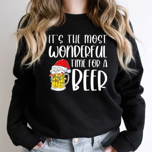 It's The Most Wonderful Time For A Beer Christmas T-Shirt