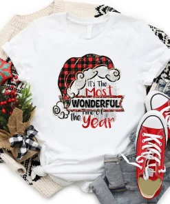 It's The Most Wonderful Time Of The Year Santa Claus Christmas T-Shirt