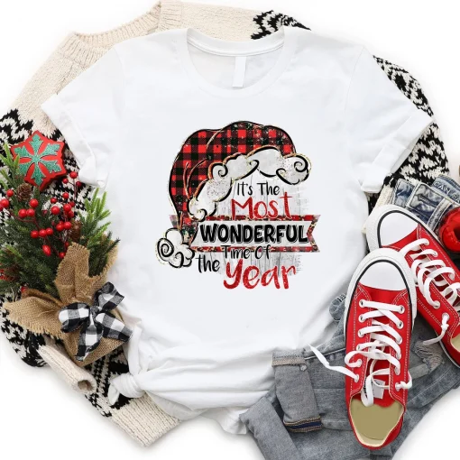 It's The Most Wonderful Time Of The Year Santa Claus Christmas T-Shirt