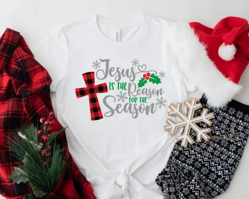 Jesus Is The Reason For The Season Christmas Jesus T-Shirt