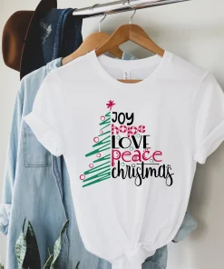 Joy Hope Love Peace Christmas T-Shirt