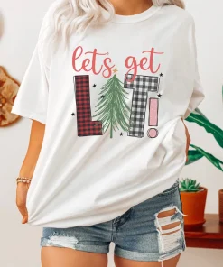 Let Get Lit Christmas T-Shirt