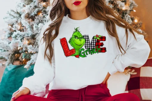 Love Grinch Merry Christmas T-Shirt