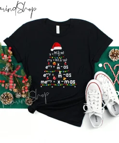 Math Teacher Christmas T-Shirt