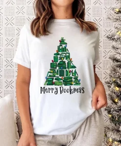 Merry Bookmas Christmas T-Shirt