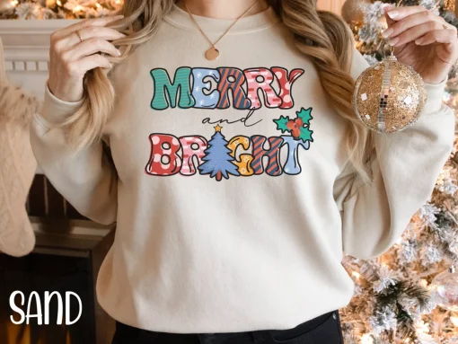 Merry & Bright Christmas T-Shirt