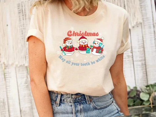 Merry Christmas May All Your Teeth Be White T-Shirt