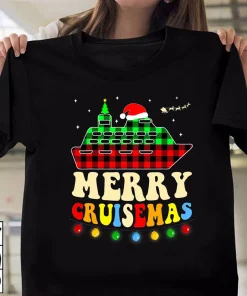 Merry Cruisemas Christmas Santa Reindeer Cruise T-Shirt