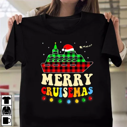 Merry Cruisemas Christmas Santa Reindeer Cruise T-Shirt