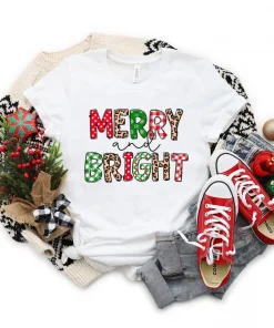 Merry and Bright Christmas T-Shirt