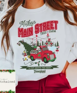 Mickey and Friends Main Street Christmas Tree Farm T-Shirt