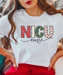 NICU Nurse Christmas T-Shirt