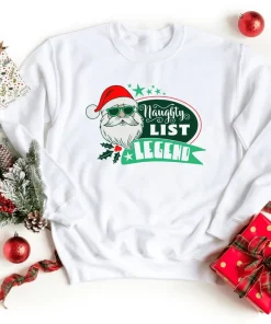 Naughty List Legend Christmas T-shirt