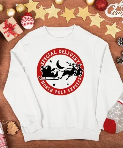 North Pole Spesial Delivery Christmas T-Shirt