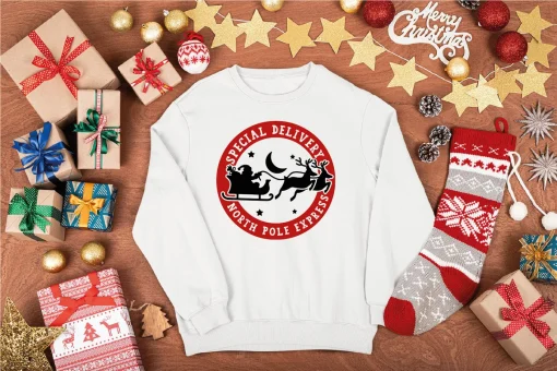 North Pole Spesial Delivery Christmas T-Shirt