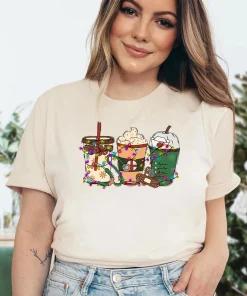 Nurse Christmas Coffee T-Shirt