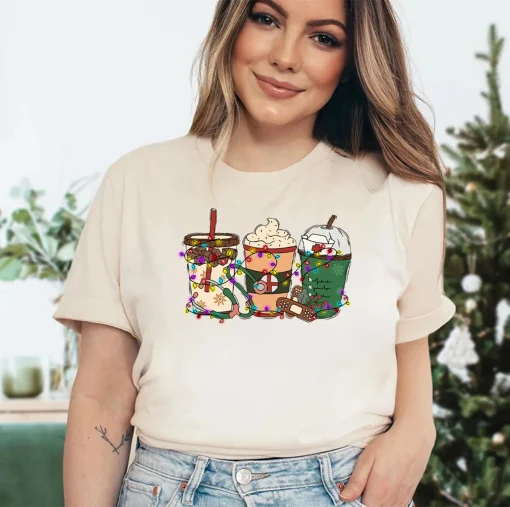 Nurse Christmas Coffee T-Shirt