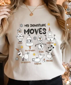 Olaf Disney My Signature Moves Christmas T-Shirt