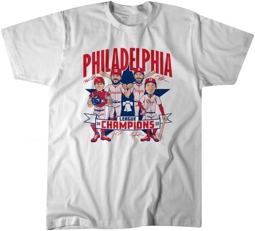 Philadelphia: 2022 League Champions Caricature 2022 Shirt