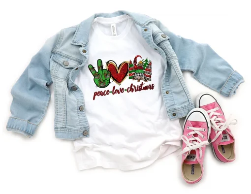 Piece Love Christmas T-Shirt