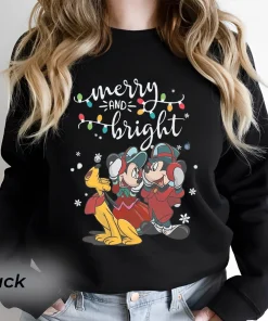 Retro Mickey and Minnie Christmas T-Shirt