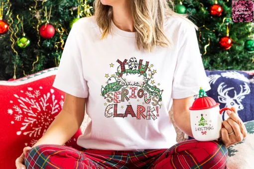 Retro You Serious Clark Christmas T-Shirt