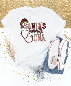 Santa's Favorite CNA Christmas T-Shirt