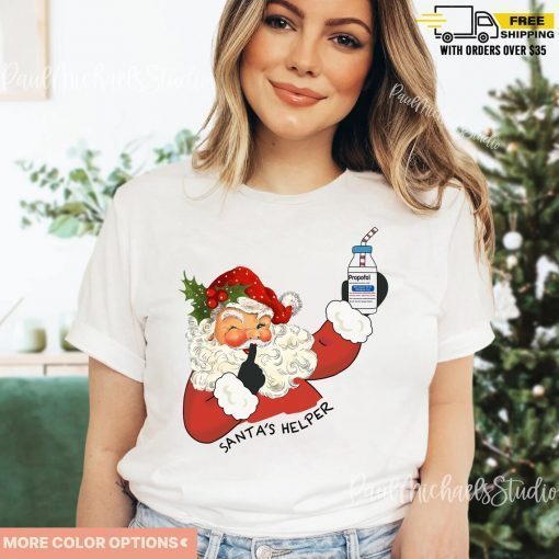 Santa's Helper Christmas Pharmacist T-Shirt