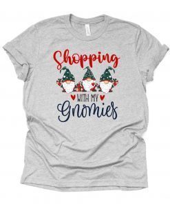 Shopping with my Gnomies Merry Christmas T-Shirt