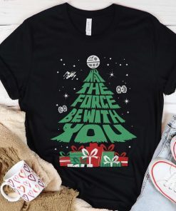 Star Wars Christmas Tree , May The Force Be With You T-Shirt