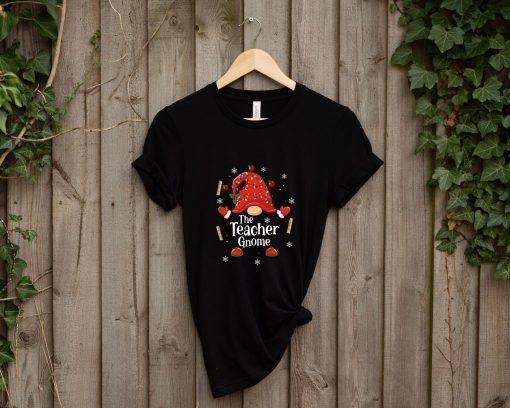 The Teacher Gnome Christmas Gnome T-Shirt