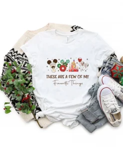 These Are a Few of my Favorite Things Disney Christmas T-Shirt