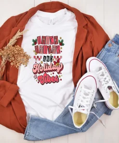 Thick Thighs And Holiday Vibes Christmas Classic Shirt