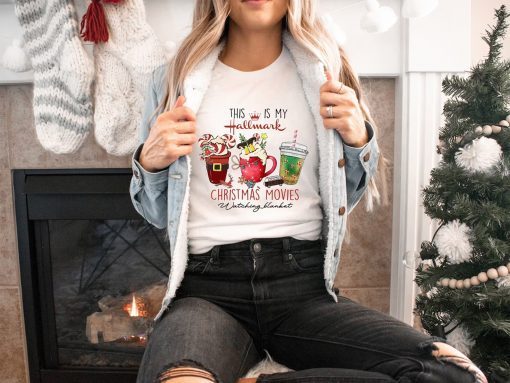 This Is My Movie Watching Blanket, Hallmark Christmas Movies Tee Shirt