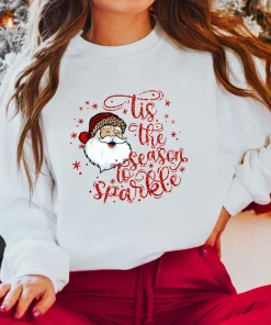 This is the Season to sparkle Santa Claus Christmas T-Shirt