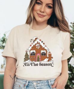 Tis The Season Gingerbead Cookies & Hot Cocoa T-Shirt