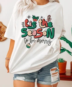 Tis the Season To Be Merry Christmas T-Shirt