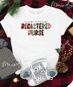 Very Merry Registered Nurse Christmas T-Shirt