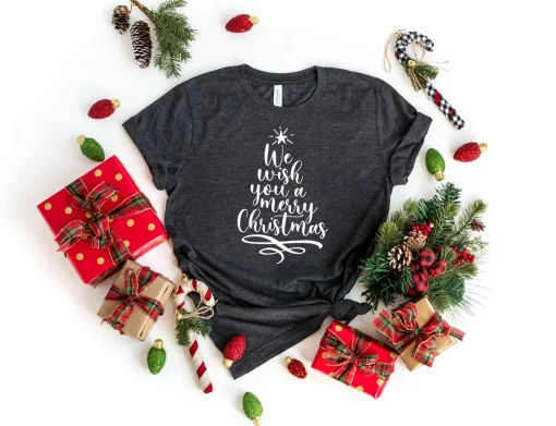 We Wish You a Merry Christmas Tee Shirt