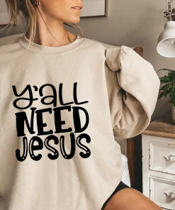 Y’all need Jesus Christian Christmas T-Shirt