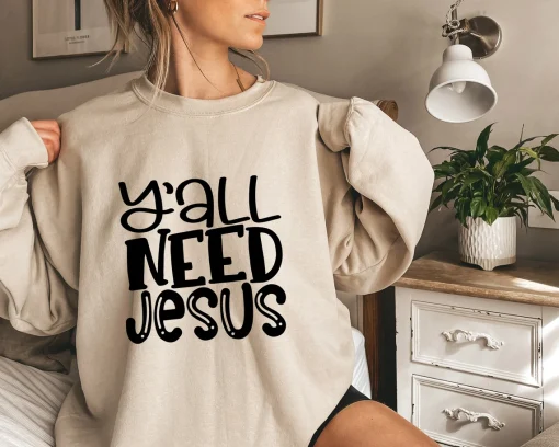 Y’all need Jesus Christian Christmas T-Shirt