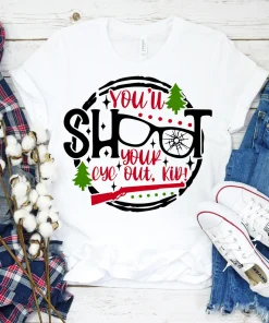 You'll Shoot Your Eye Out Kid Christmas T-Shirt