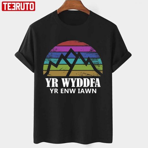 Yr Wyddfa Yr Enw Iawn Vintage T-shirt