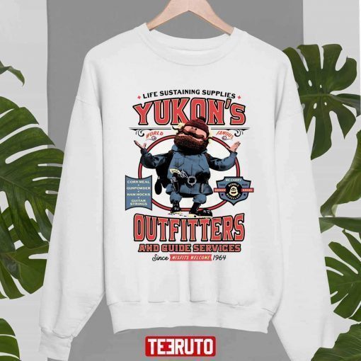 Yukon’s Outfitters And Guide Services Rudolph The Red-Nosed Reindeer Shirt