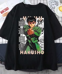 Yusuke Urameshi Ghost Files Yuyu Hakusho Manga T-shirt